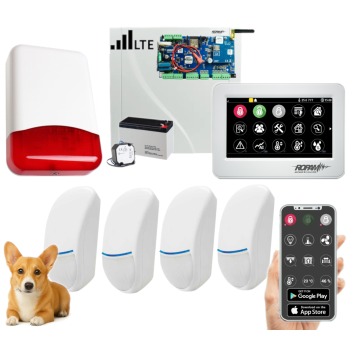 ZESTAW ALARMOWY ROPAM NeoLTE-IP-PS-SET 4x BINGO Plus TPR-4WS-P POWIADOMIENIE GSM